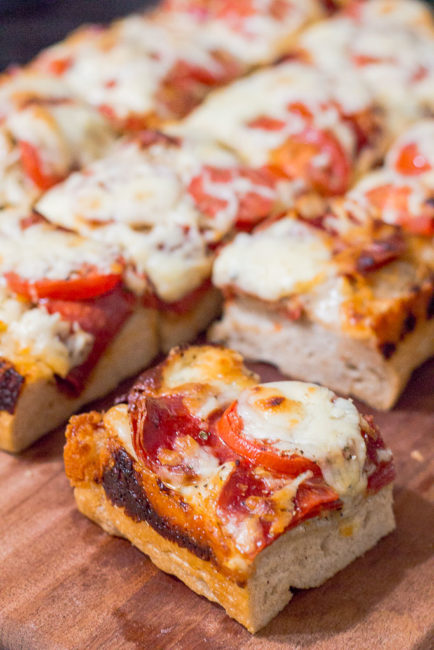 Detroit style pizza my way