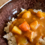 A bowl of Japanese Pork Curry over rice