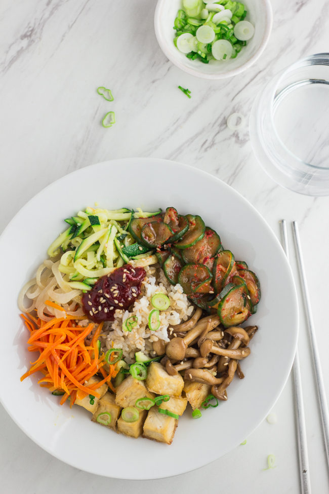 Vegan Korean Bibimbap