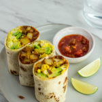 vegan breakfast burritos