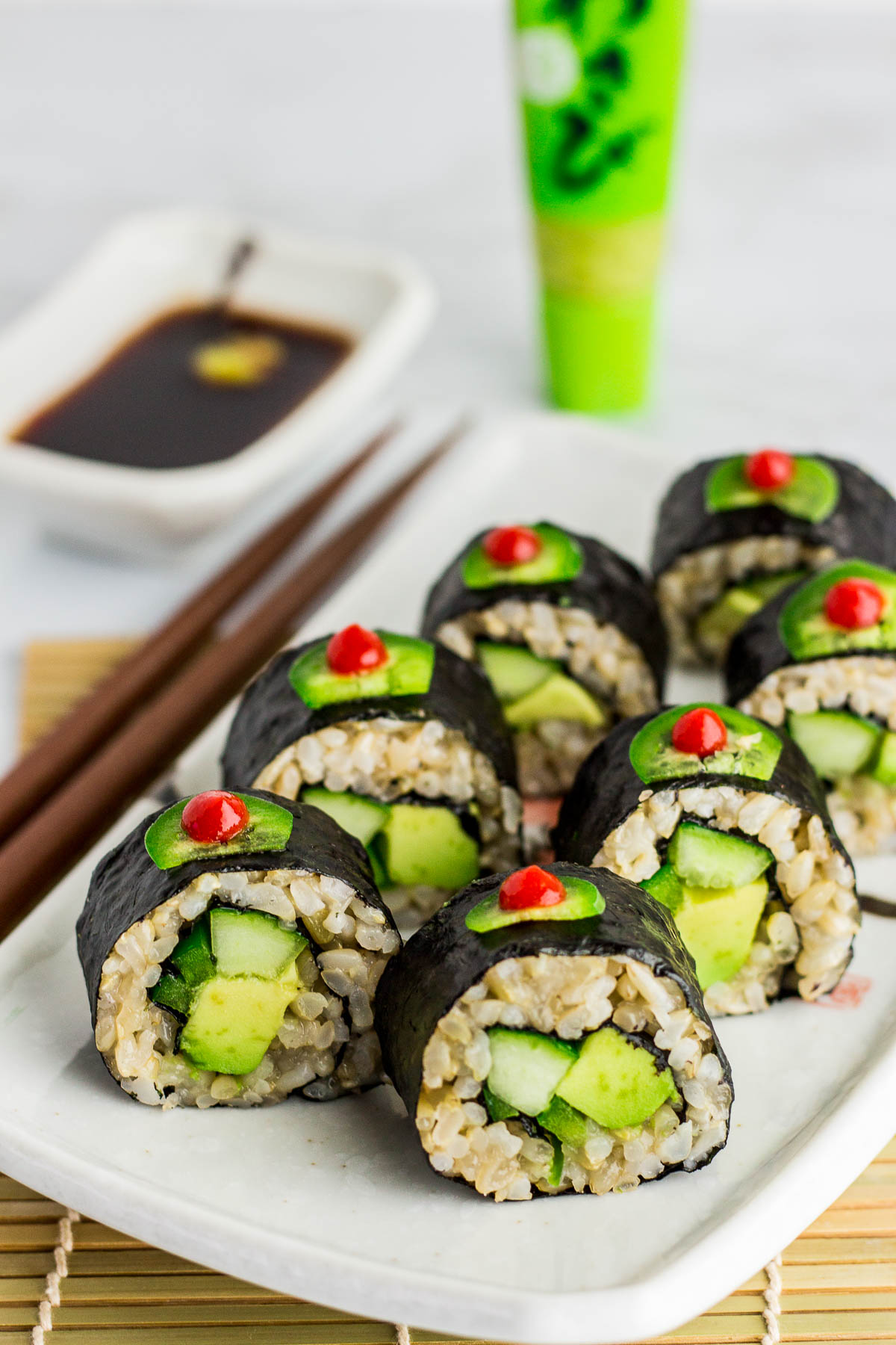 How to make Vegan Sushi Roll at Home - My Eclectic Bites