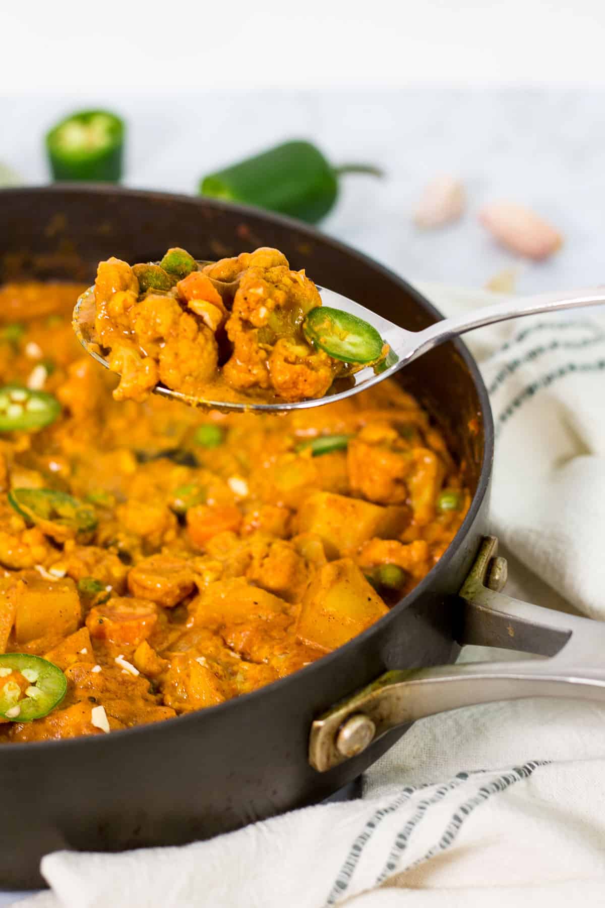 Indian Style Vegan Curry no Coconut Milk My Eclectic Bites