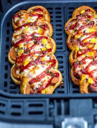 air fried sausage bread