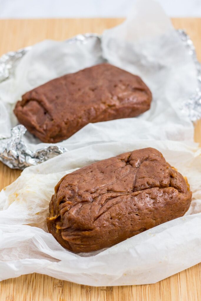 seitan that has been steammed