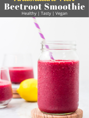 Antioxidant-rich Vegan Beet Smoothie - My Eclectic Bites