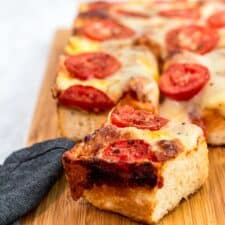 Homemade Vegetarian Detroit-style Pizza Recipe-image