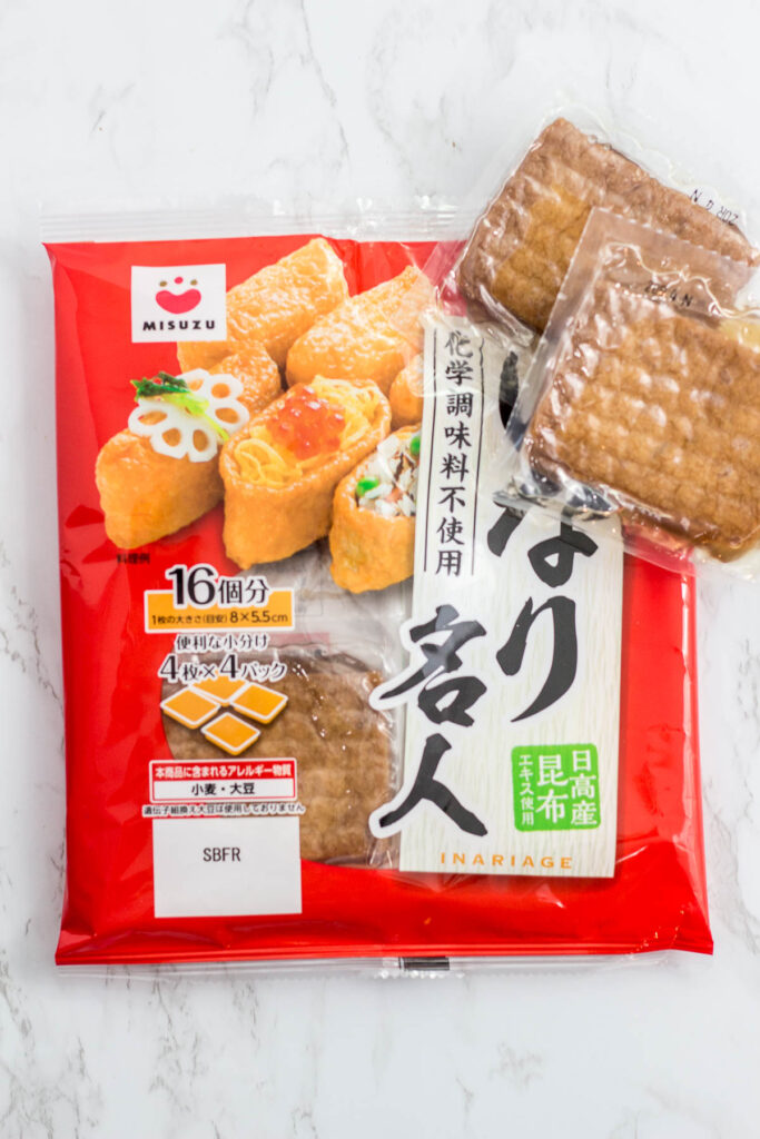 Seasoned Japanese tofu pouch