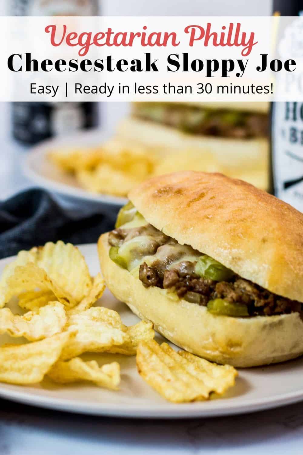 Vegetarian Philly Cheesesteak Sloppy Joe My Eclectic Bites