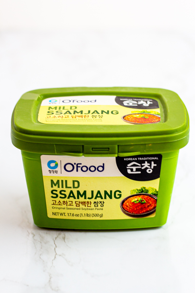 photo of a store-bought ssamjang